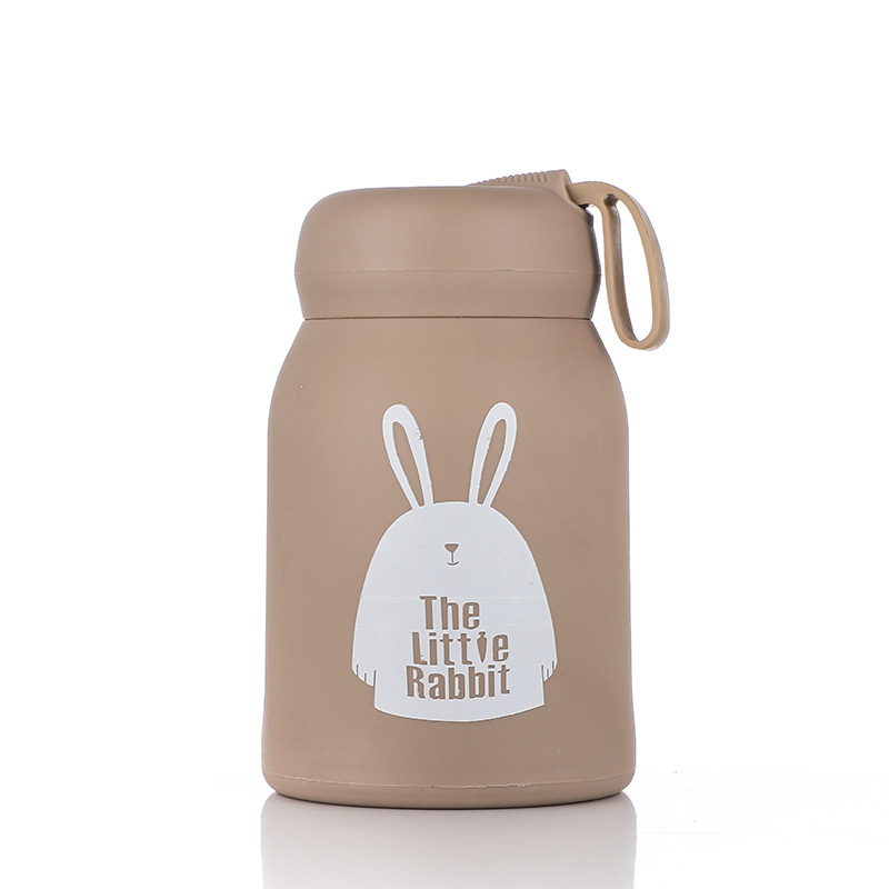 Детска стъклена бутилка с пластмасово покритие 330 мл. "Rabbit" - 3 бр. - снимка 8