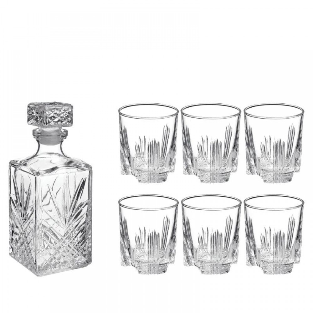 Комплект гарафа и чаши за уиски Bormioli Selecta - снимка 3