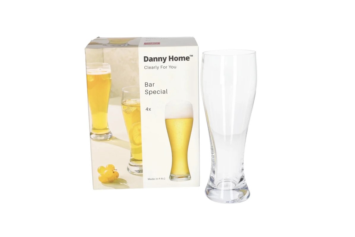 Комплект 4 чаши за бира Danny Home - 430 мл - снимка 1 Комплект 4 чаши за бира Danny Home - 430 мл - снимка 1