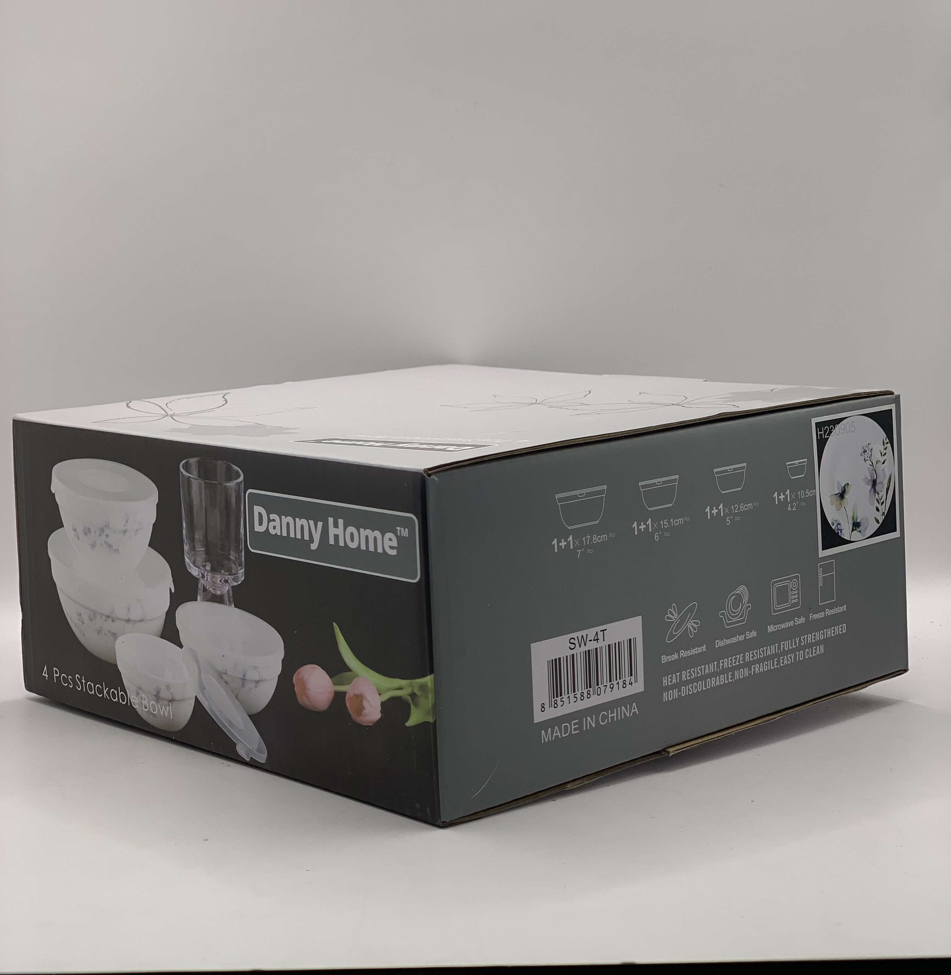 Комплект опалови купи Danny Home SW-4T с капаци - снимка 2
