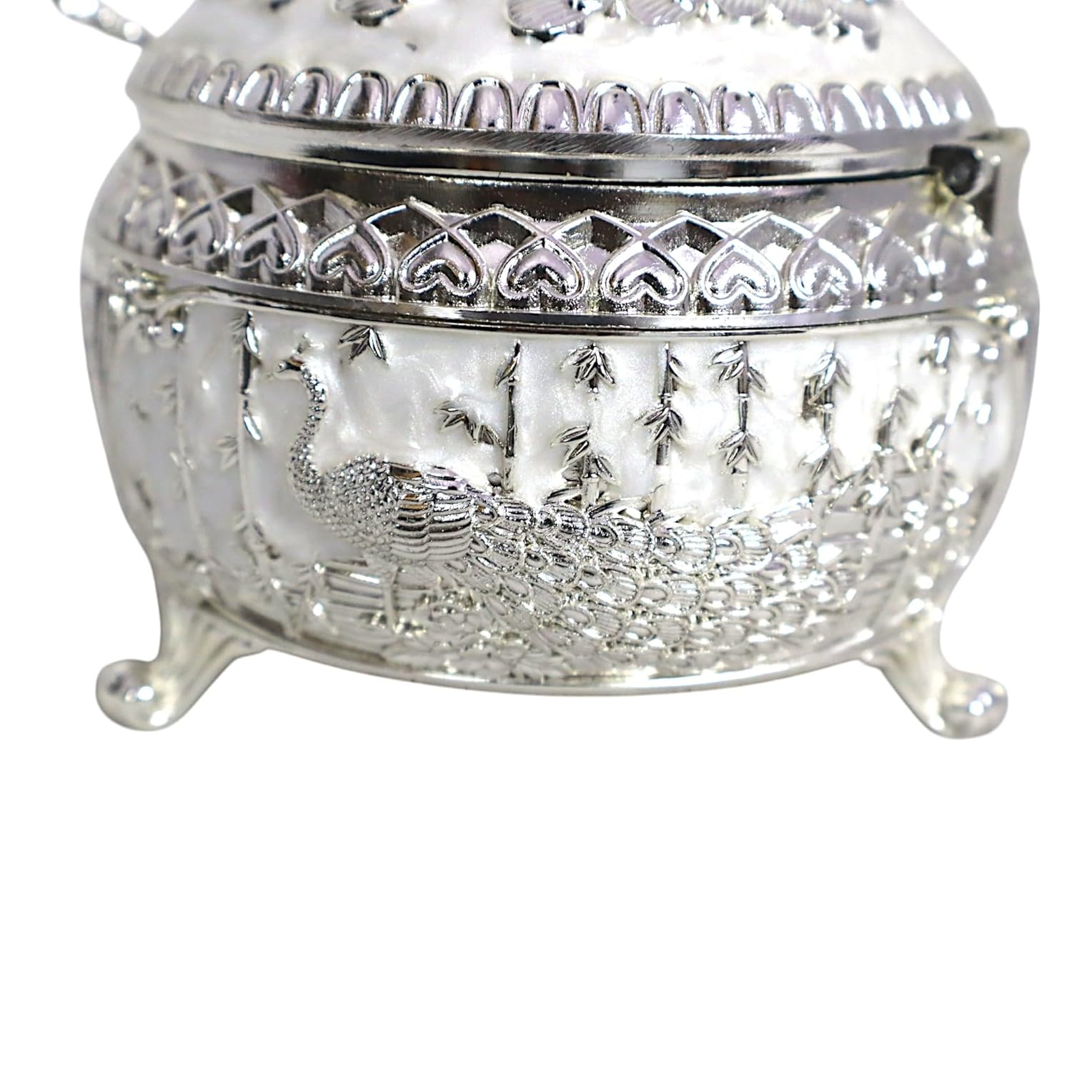 Декоративна захарница с Паун | Бонбониера - снимка 6