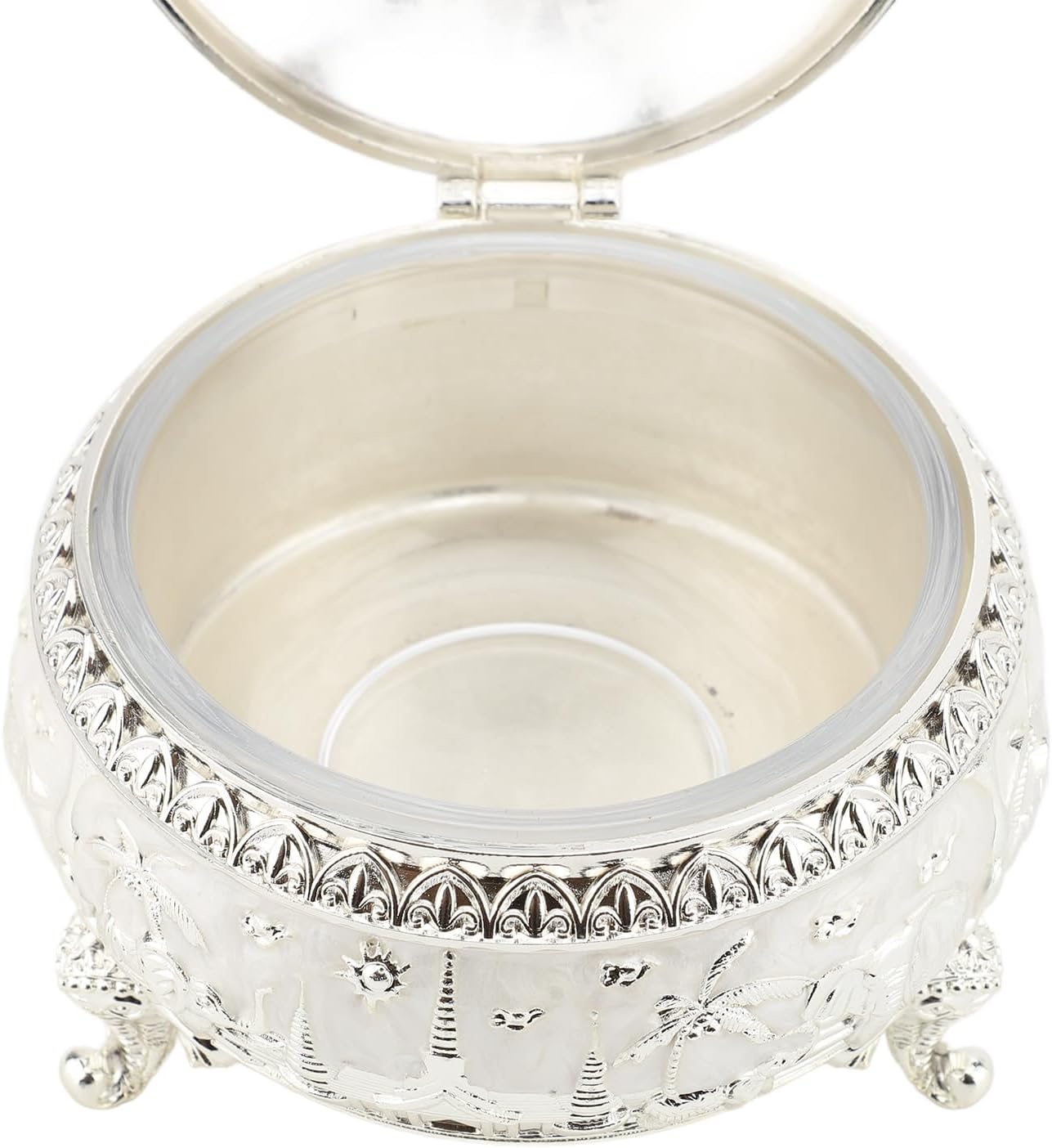 Декоративна захарница със слон | Антична бонбониера - снимка 12