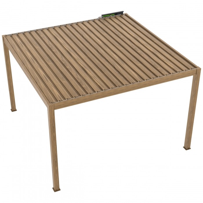 Електрическа пергола 3x4 с LED и отварящ се покрив - снимка 5