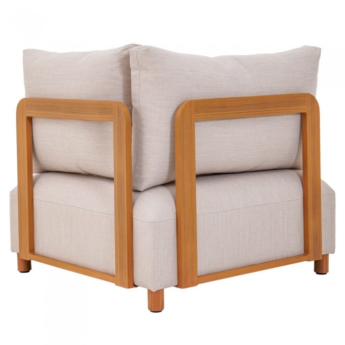 Комплект мебели Kalem бежов с калъфи и 2 маси - снимка 16