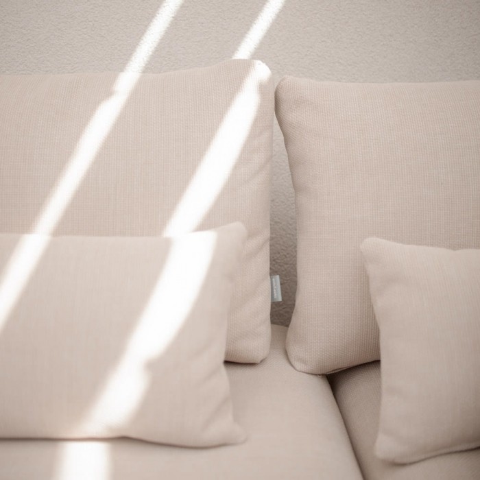 Комплект мебели Kalem бежов с калъфи и 2 маси - снимка 13