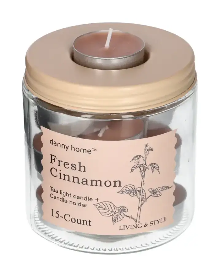 Ароматизирани чаени свещи Fresh Cinnamon 15 броя - снимка 1 Ароматизирани чаени свещи Fresh Cinnamon 15 броя - снимка 1