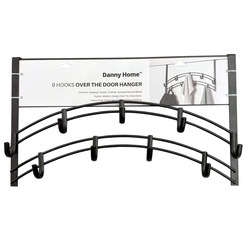 Дверна закачалка Danny Home DH-ZYB075 с 9 куки - снимка 1 Дверна закачалка Danny Home DH-ZYB075 с 9 куки - снимка 1