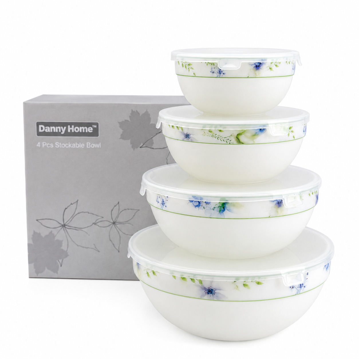 Комплект опалови купи Danny Home SW-4T с капаци - снимка 3
