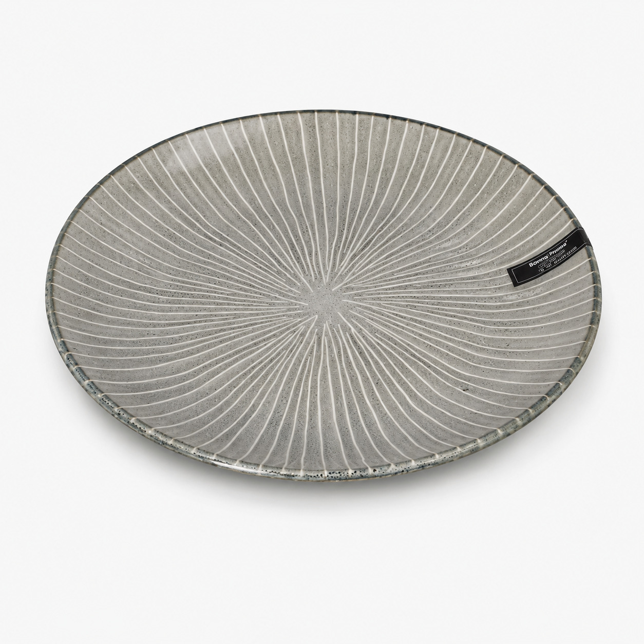 Луксозна керамична чиния 27 см Embossed Glaze - снимка 1