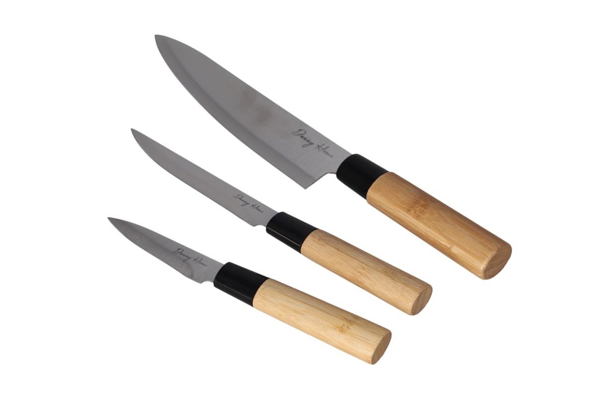 Multipurpose Kitchen Knife Set 4pcs с дъска - снимка 2