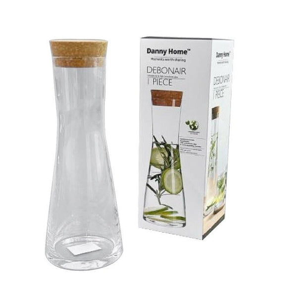 Стъклена кана Danny Home Beverage Water Jug 7 x 27 см - снимка 2