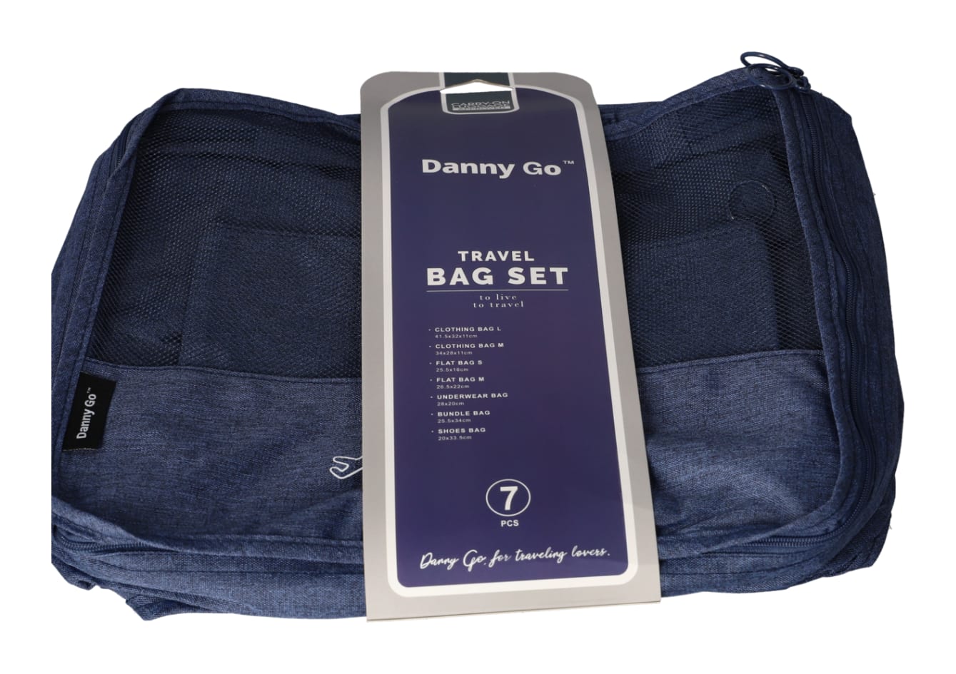 Комплект органайзери за пътуване 7 части Danny Go - снимка 12