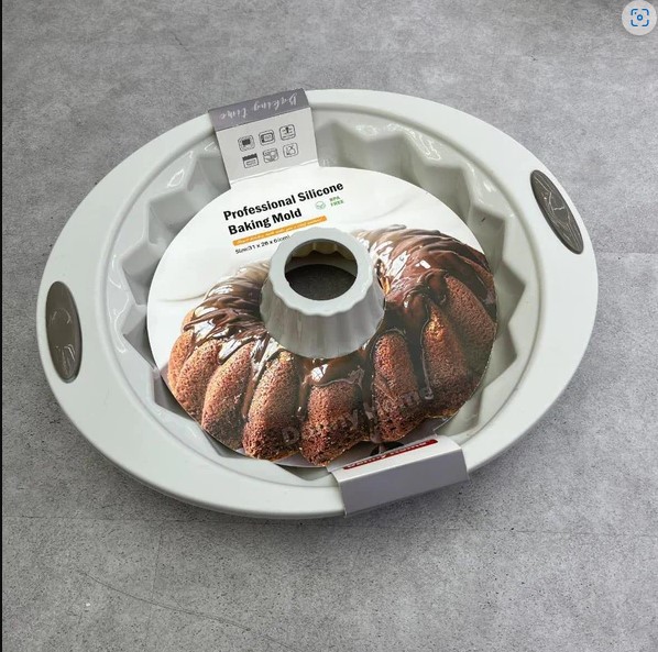 Силиконова форма за кекс Danny Home DH3406 Stone White - снимка 5