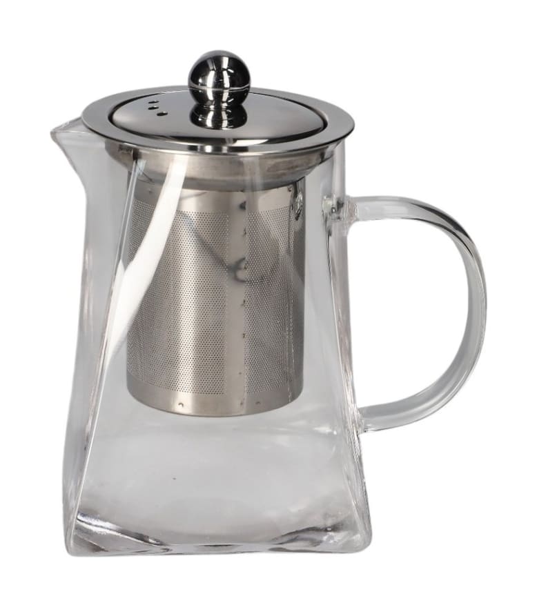 Стъклен чайник с инфузер 450 мл | Glass Teapot - снимка 2