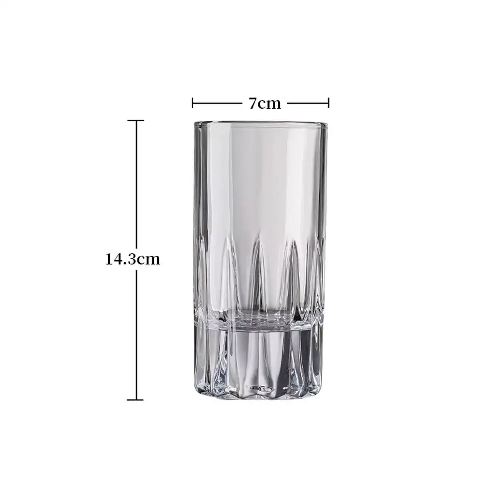 Чаши за вода Danny Home 1988-236 CRYSTAL 2x310 мл - снимка 5