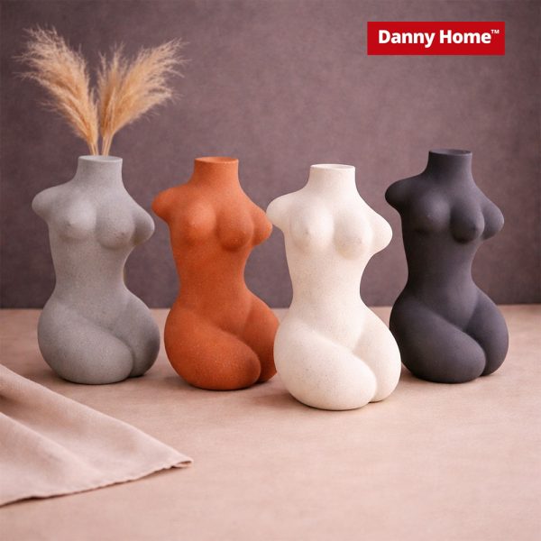 Декоративна керамична ваза Danny Home 19 см - снимка 6