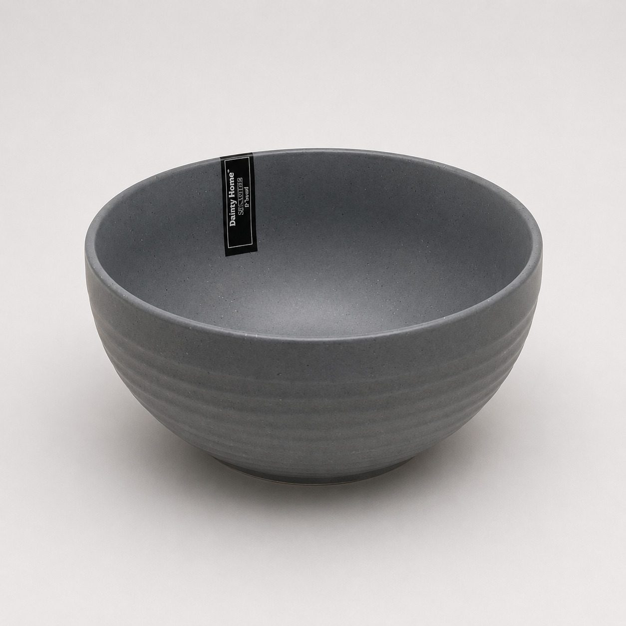 Керамична купа Danny Home 15x7,5 см сива - снимка 1