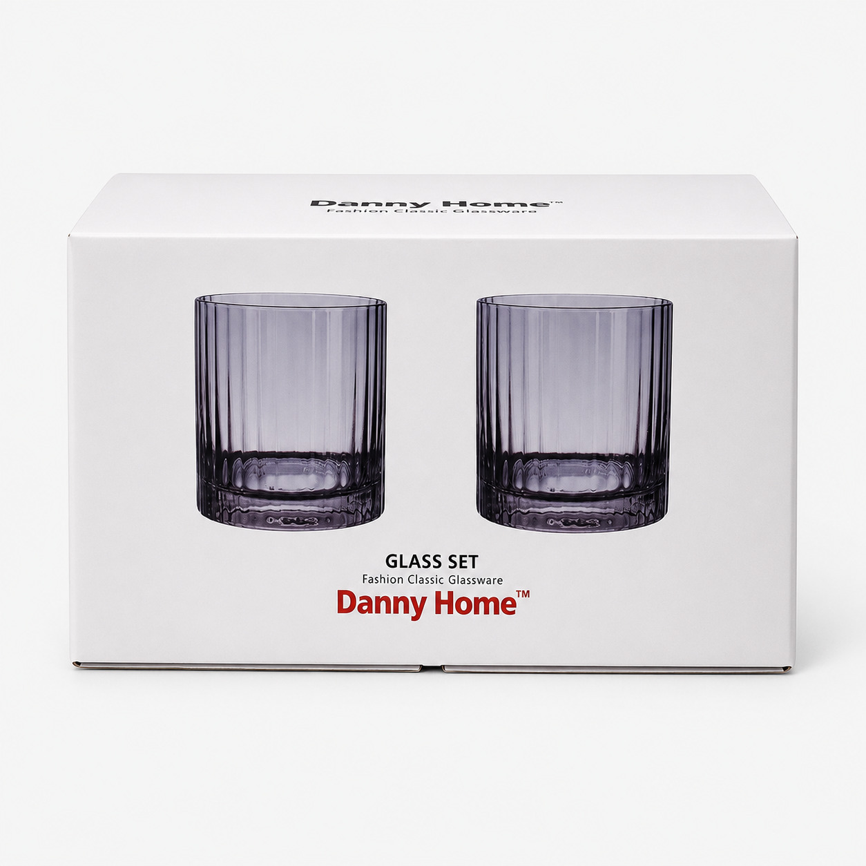 Комплект стъклени чаши Danny Home 400 мл 2 броя - снимка 3