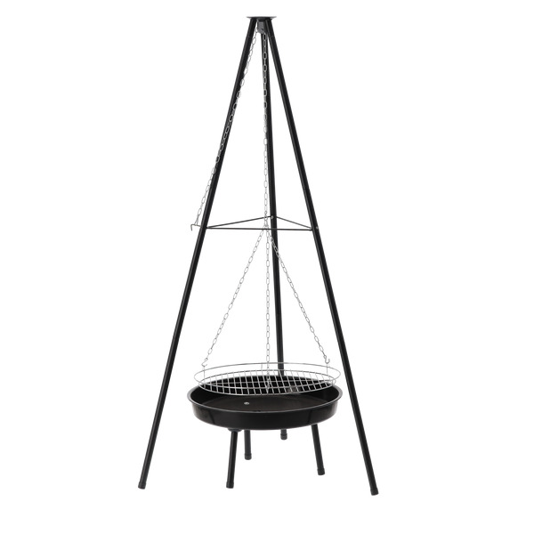 ADJUSTABLE HANGING GRILL ON TRIPOD 95 X 95 X 147 CM - снимка 3