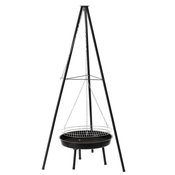 ADJUSTABLE HANGING GRILL ON TRIPOD 95 X 95 X 147 CM - снимка 4