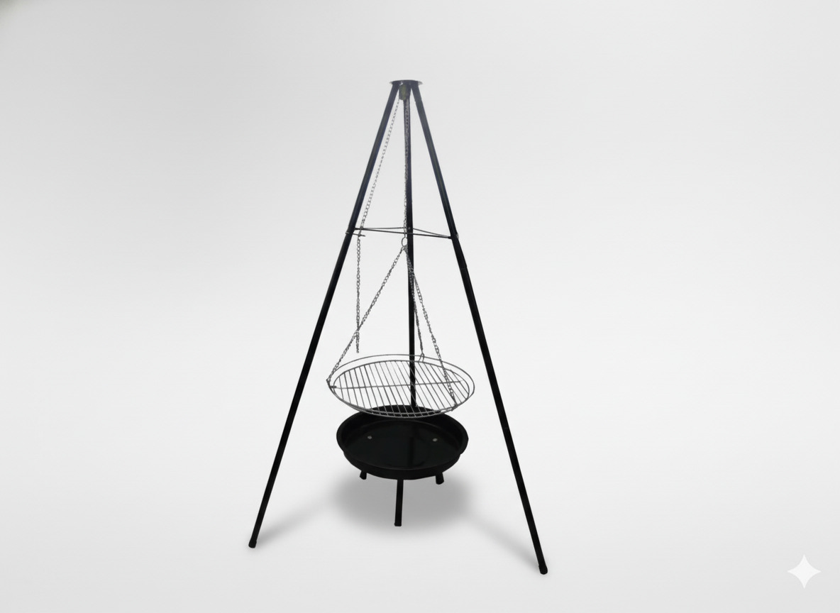 ADJUSTABLE HANGING GRILL ON TRIPOD 95 X 95 X 147 CM - снимка 12