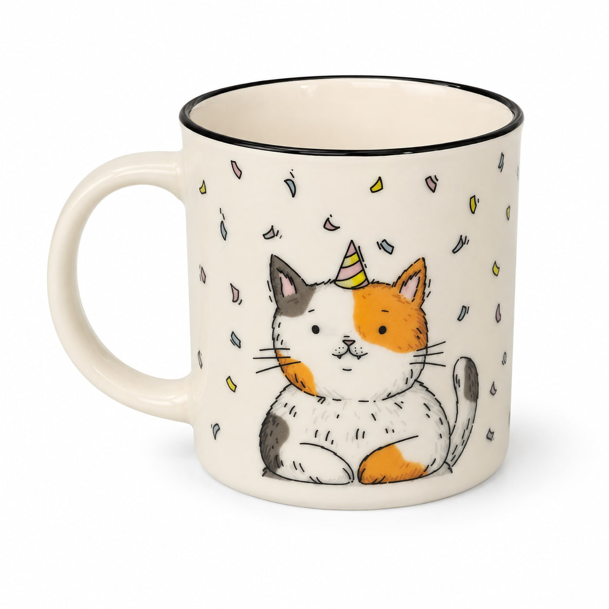 чаша В79390 керамична ,Котки, 4-вида - снимка 1