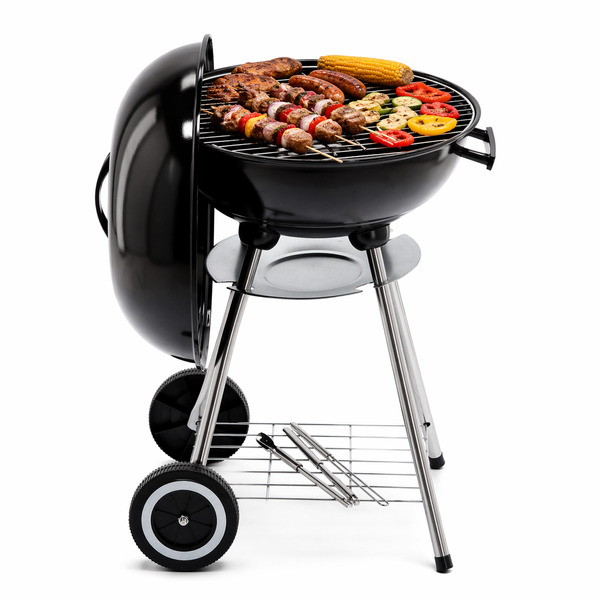 KETTLE CHARCOAL GRILL WITH LID AND WHEELS 46 x 44 x 71 CM - снимка 1