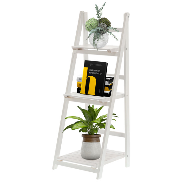 WOOD SHELF 42x39x109CM - снимка 3