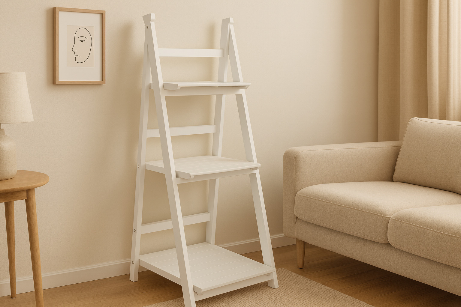 WOOD SHELF 42x39x109CM - снимка 5