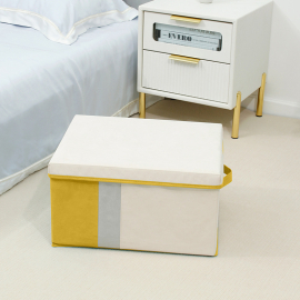Сгъваема кутия за съхранение - Жълта (35 х 18 х 29 см)