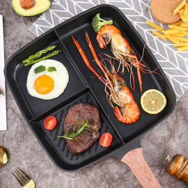 Комбиниран тиган 3 в 1 38х30 см с незалепващо покритие