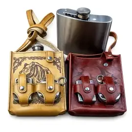 Комплект манерка с чаша и запалка – идеален подарък за любители на природата