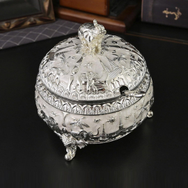 Декоративна захарница със слон | Антична бонбониера