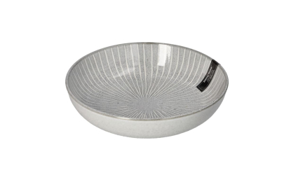 Керамична ниска купа Embossed Glaze 19 см