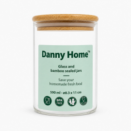 Стъклен буркан Danny Home XF022 590 мл