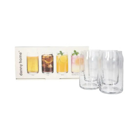 Стъклени чаши Danny Home DH-CB01-34, 4 броя 500 мл