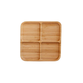 Бамбуково плато с 4 отделения 30 x 30 см