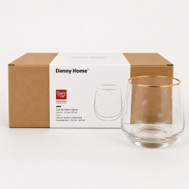 Комплект чаши за уиски Danny Home CB21-13 420 мл 4 броя
