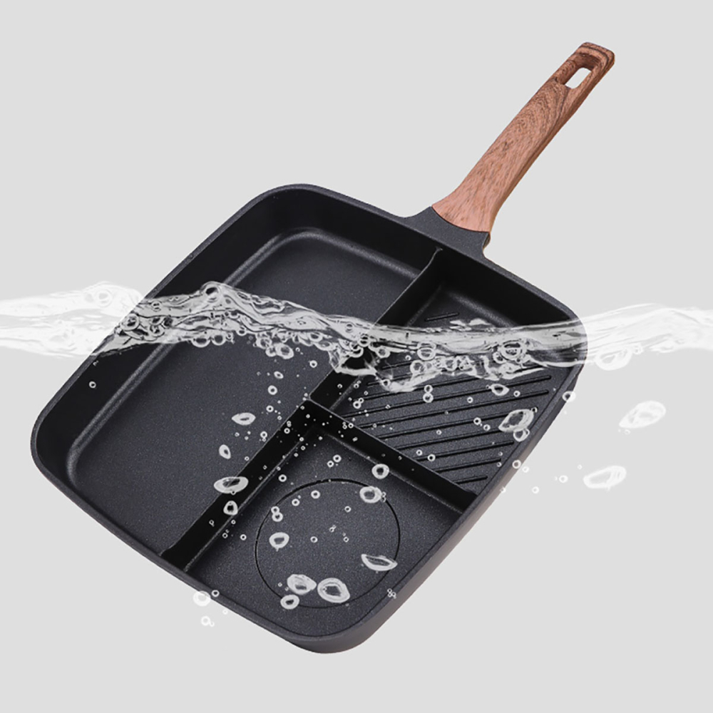 Комбиниран тиган 3 в 1 38х30 см с незалепващо покритие - миниатюра 5