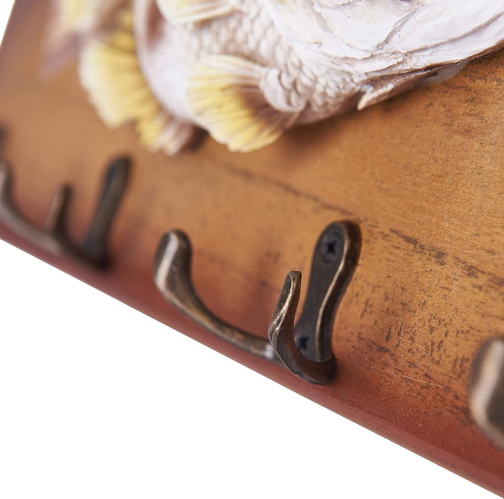 Закачалка пано с риба Welcome с 4 куки за стена - миниатюра 3