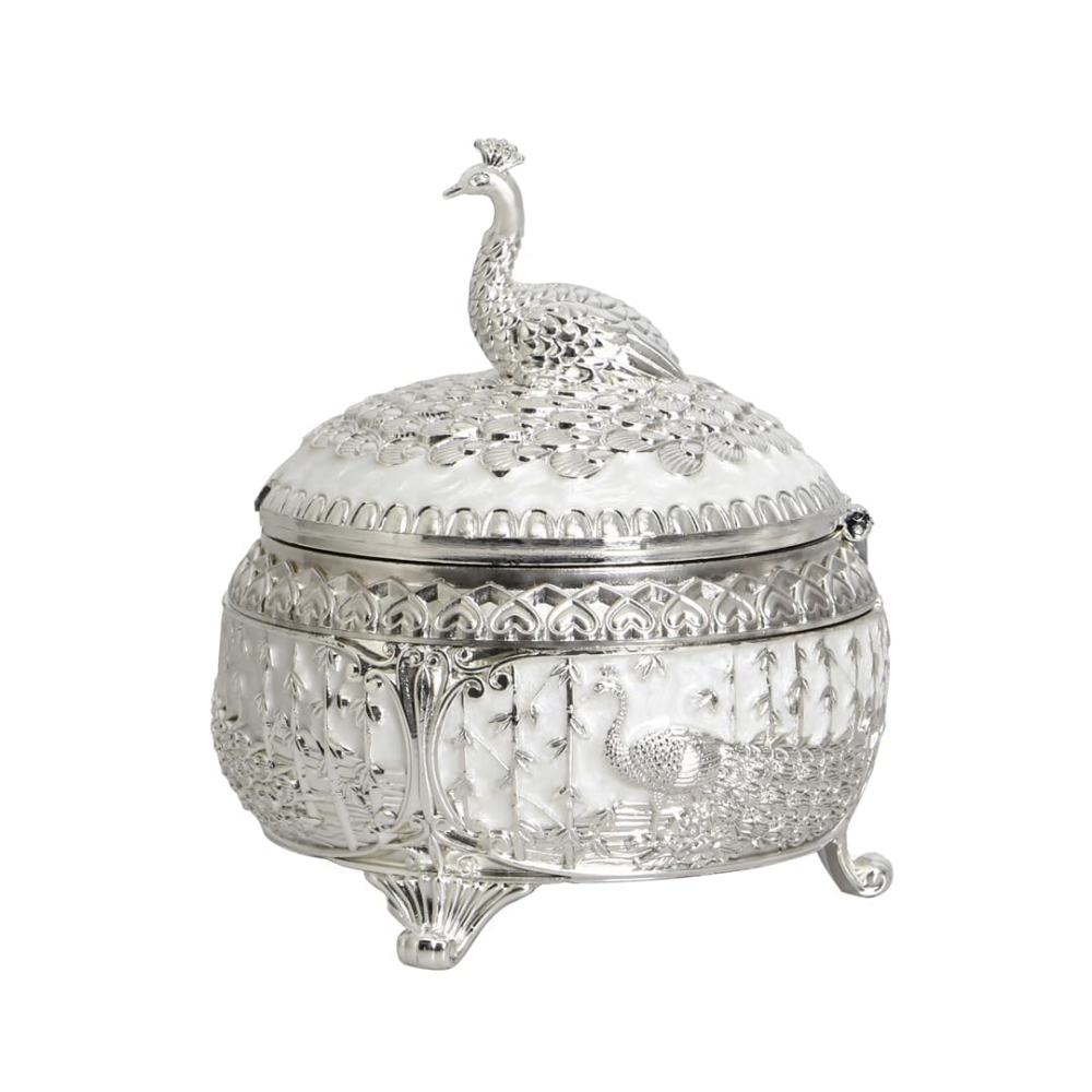 Декоративна захарница с Паун | Бонбониера - миниатюра 7