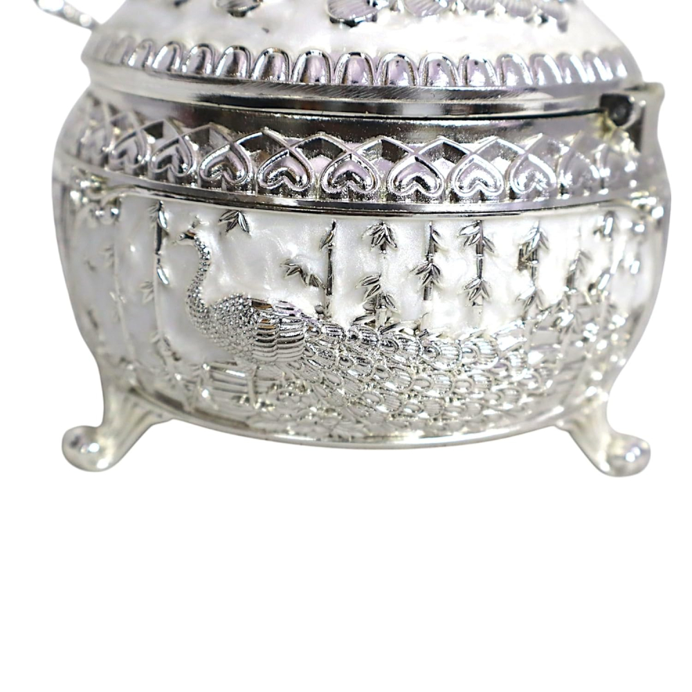 Декоративна захарница с Паун | Бонбониера - миниатюра 6