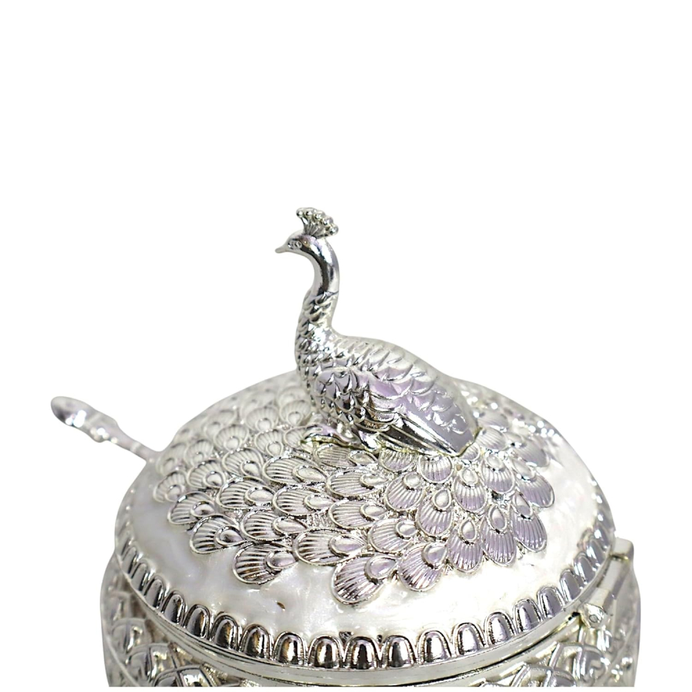 Декоративна захарница с Паун | Бонбониера - миниатюра 5