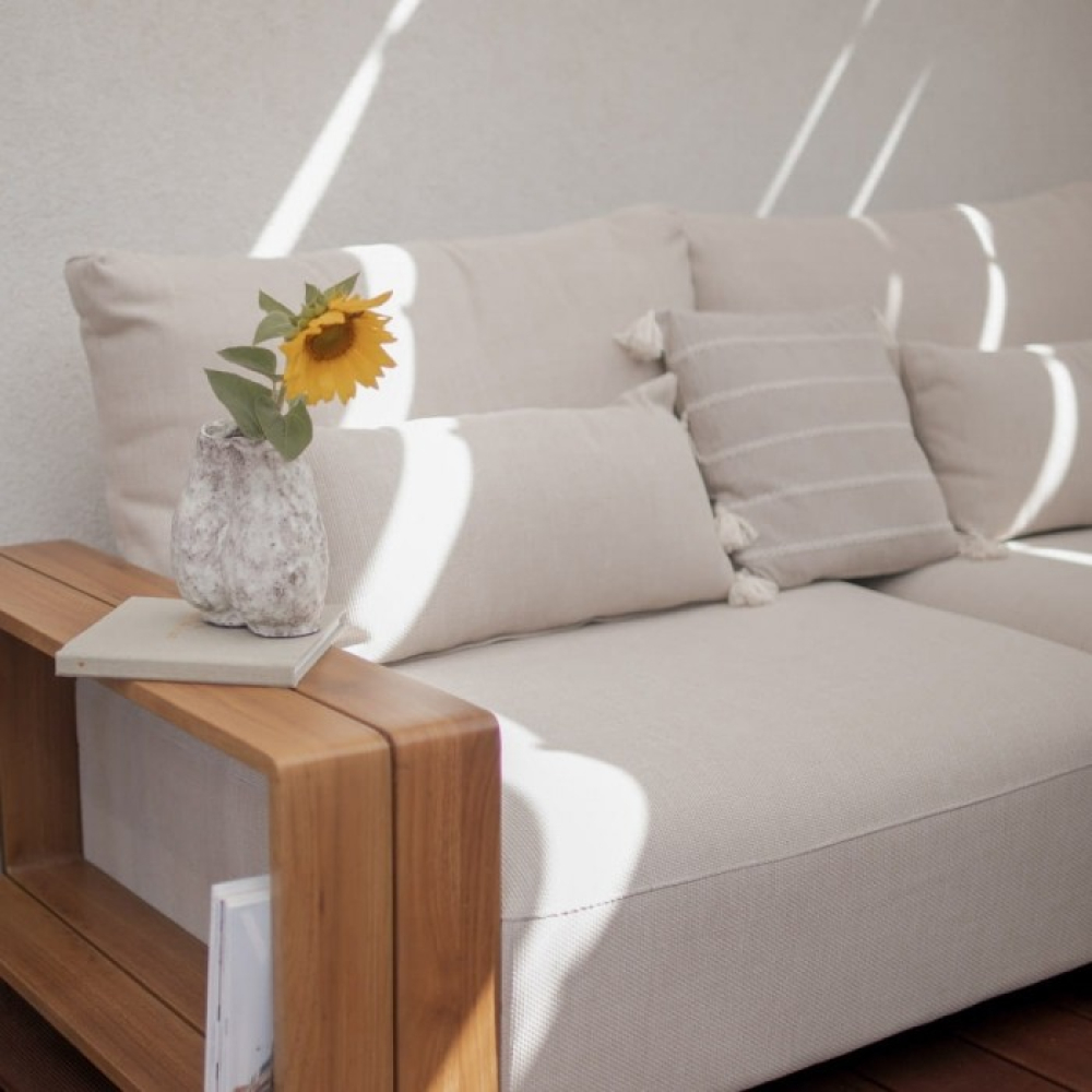 Стенна пергола LUXE 4x3 м с LED и ръчно регулиране - миниатюра 5