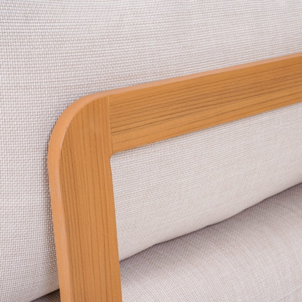 Комплект мебели Kalem бежов с калъфи и 2 маси - миниатюра 17