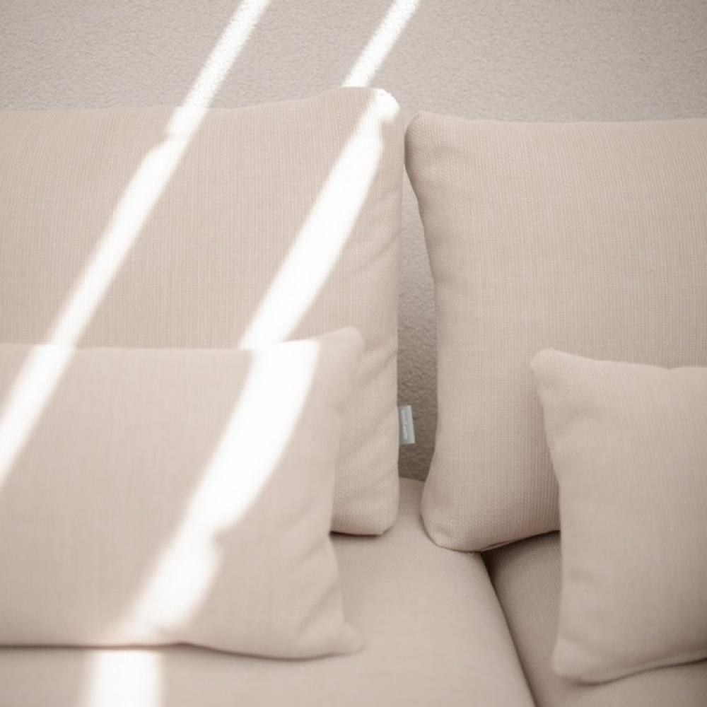 Комплект мебели Kalem бежов с калъфи и 2 маси - миниатюра 13