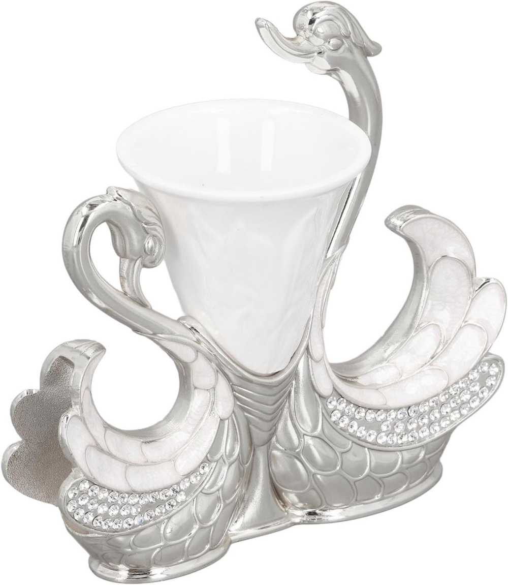 Поставка лебед с 6 лъжички за кафе и десерт - миниатюра 6