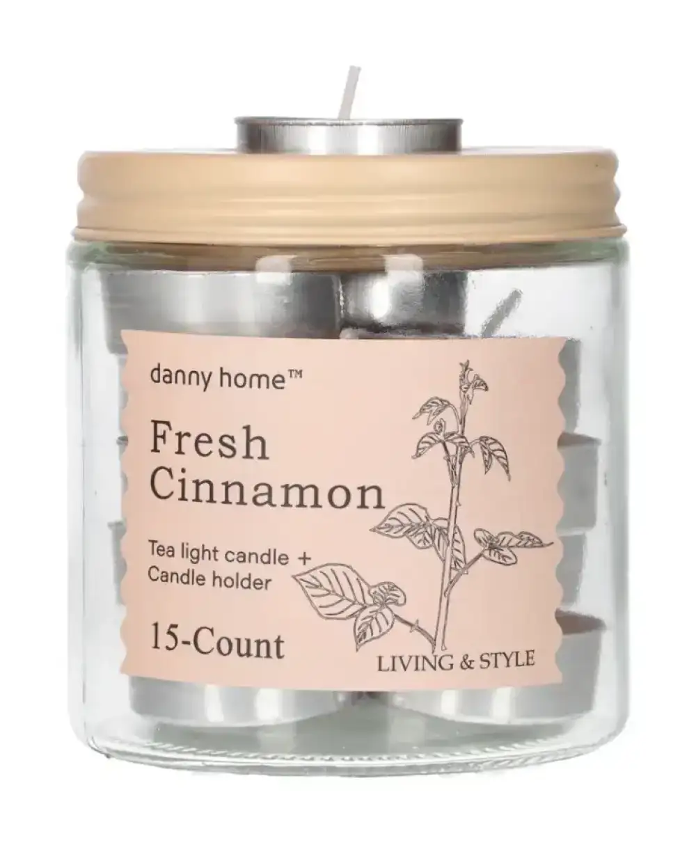 Ароматизирани чаени свещи Fresh Cinnamon 15 броя Ароматизирани чаени свещи Fresh Cinnamon 15 броя - миниатюра 2