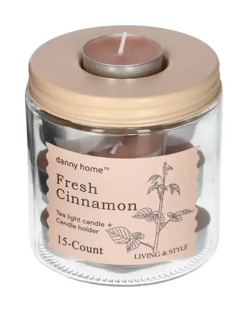 Ароматизирани чаени свещи Fresh Cinnamon 15 броя Ароматизирани чаени свещи Fresh Cinnamon 15 броя - миниатюра 1