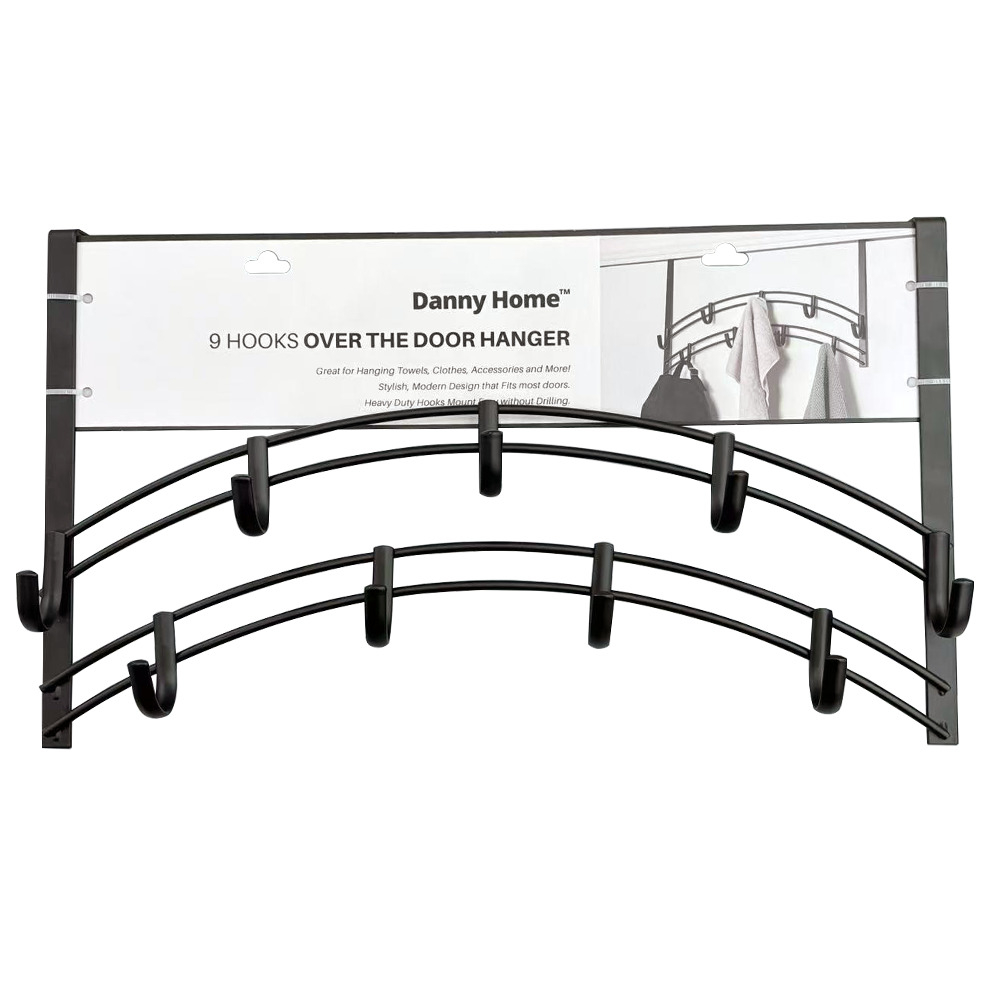 Дверна закачалка Danny Home DH-ZYB075 с 9 куки Дверна закачалка Danny Home DH-ZYB075 с 9 куки - миниатюра 1